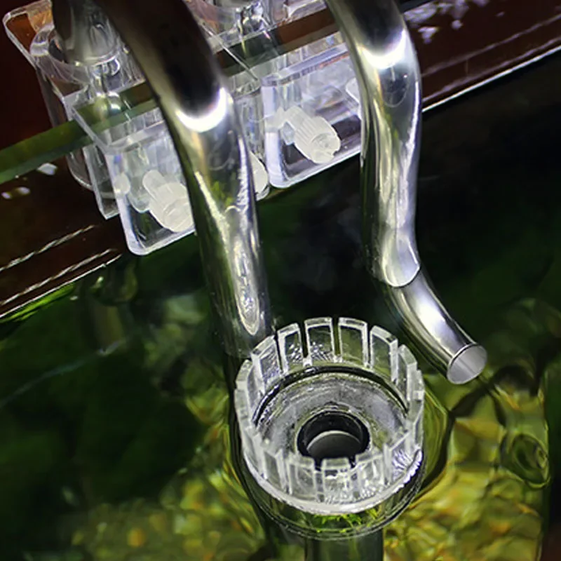 Stainless Steel Lily Pipe Inlet and Outlet Surface Skimmer External Fish Tank Filter Accessories Aquarium