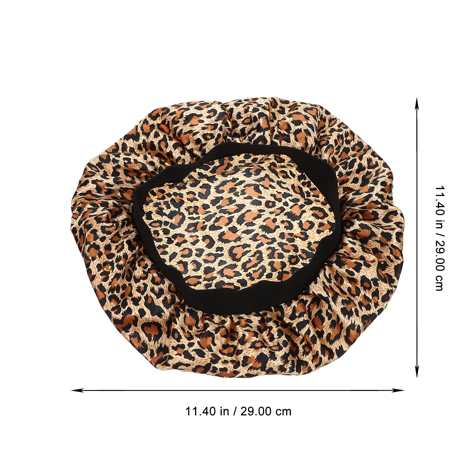 

3Pcs Satin Household Women Sleep Hat Elastic Hair Bonnet Wide Rim Hair Care Shower Cap Satin Bonnet Household Women Sleep Hat