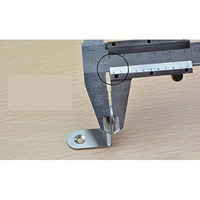 20pcs 25X25X1.6Mm Stainless Steel Angle Bracket 90 Degree L Shape Metal Corner Connector For Diy Furniture Fixing Silver