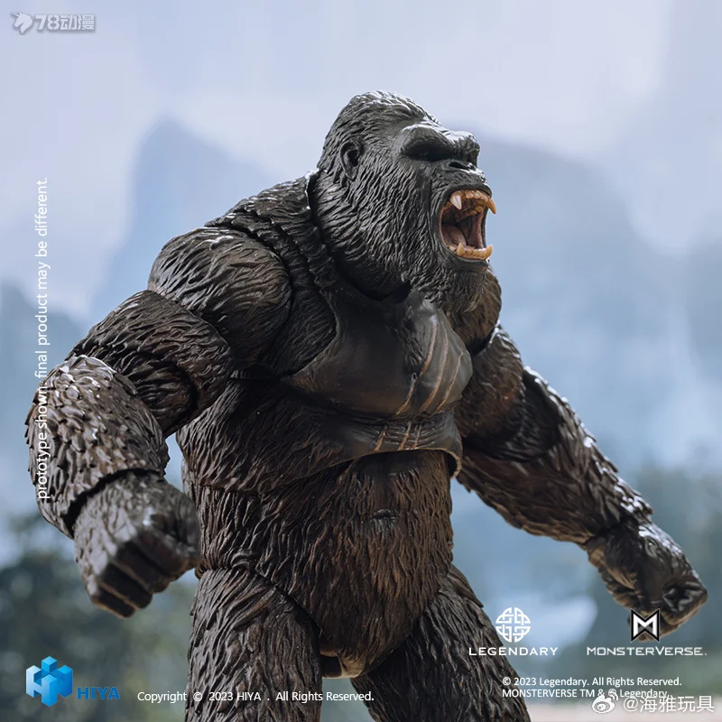 HIYA Original serie de valor definitivo King Kong · Skull Island King Kong \ esqueleto demonio figura de acción modelo juguetes regalos para niños