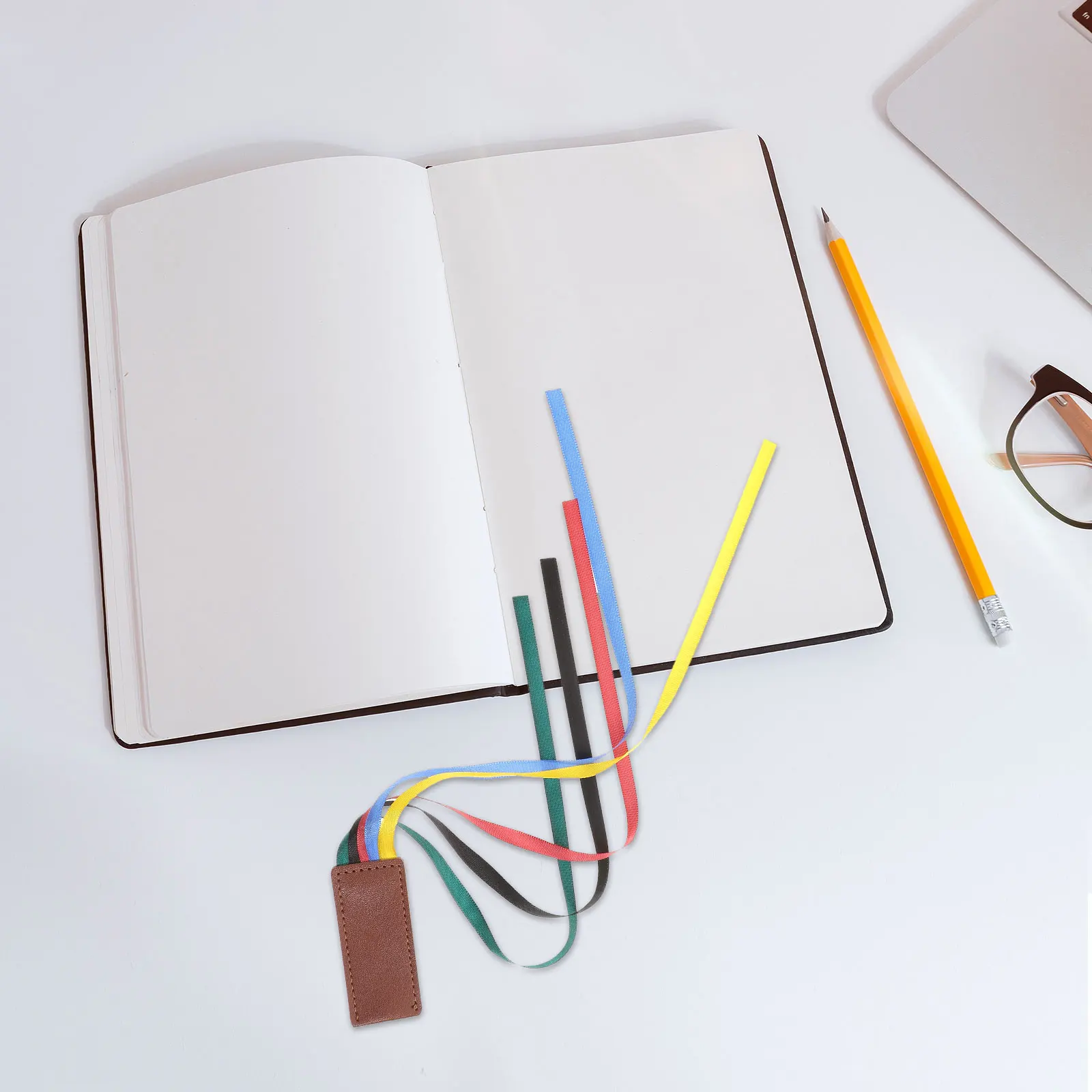2 Stück mehrfarbige Lesezeichen Ribbon ProperSize PracticalTools BeautifulDecorations RecordProgress ExquisiteDesign EasyCarry