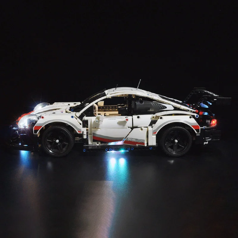 LYBMTWF Kit de iluminação LED compatível com Lego 42096 White Super Racing Car Toys Set (NÃO inclui os tijolos modelo)