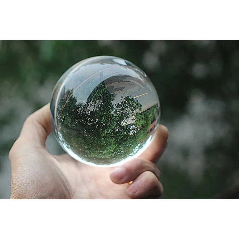 Crystal Ball Crafts Office Decor 30/40/50mm Sphere Photography Photo Shooting Props Lens Clear Round Artificial Ball Decor Gift