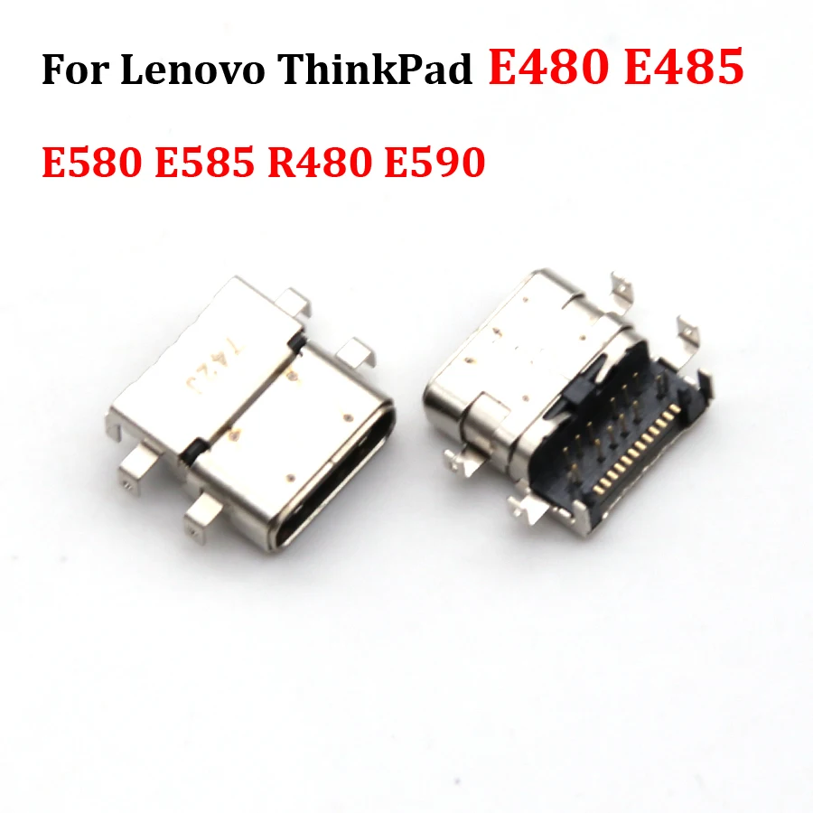 

1-10pcs DC Power Jack for Lenovo ThinkPad E480 E485 E580 E585 R480 E590 TYPE-C USB C Jack DC Connector Laptop Socket Power