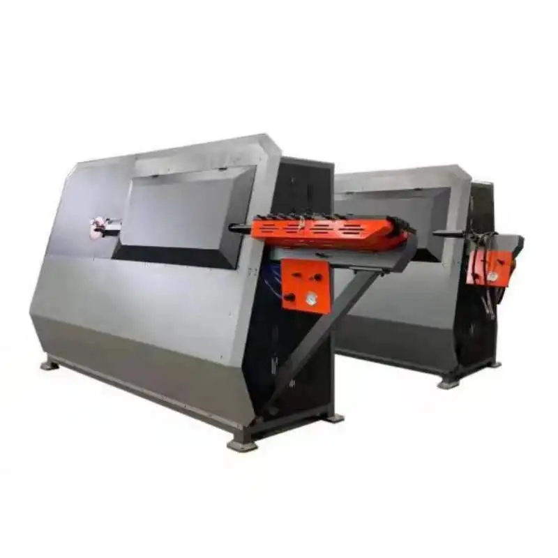 Automatic Stainless Steel Stirrup Bending Machine Coiling 4-12mm Carbon Steel Wires CNC End Forming 1 Year Online Support CE