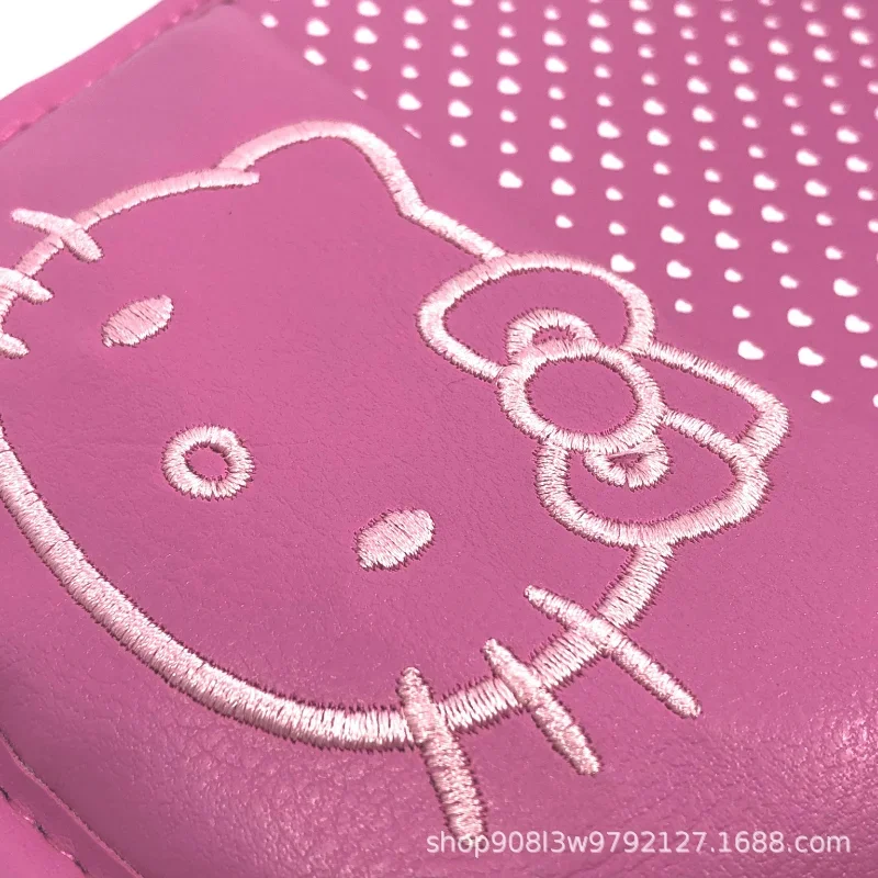 Hello Kitty Wristband Mouse Pad Cute Cartoon PU Leather Desktop Non-slip Mouse Pad Office Game Mouse Pad for Laptop PC Computer