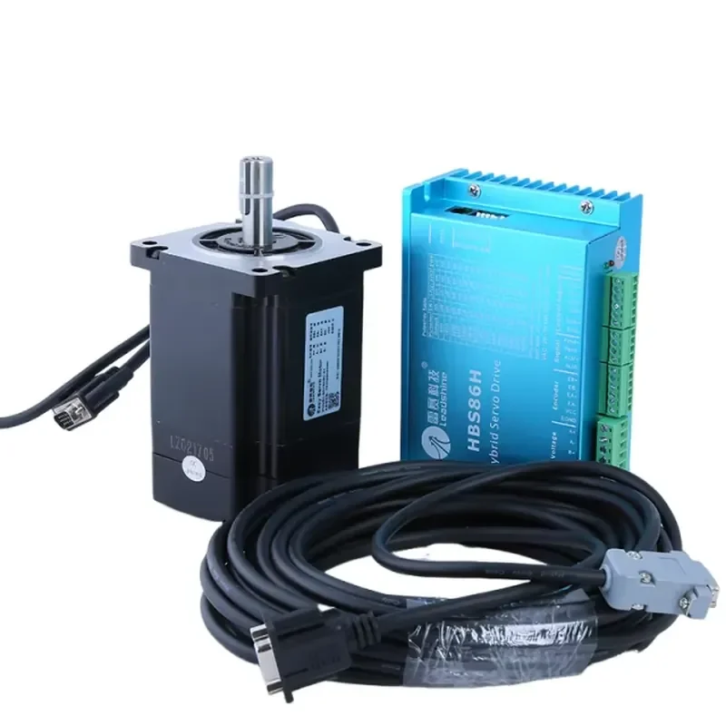 Leadshine HBS86H Stepping Servo CNC Controller 86HSM80 Nema 34 Closed Loop Motor with Coded