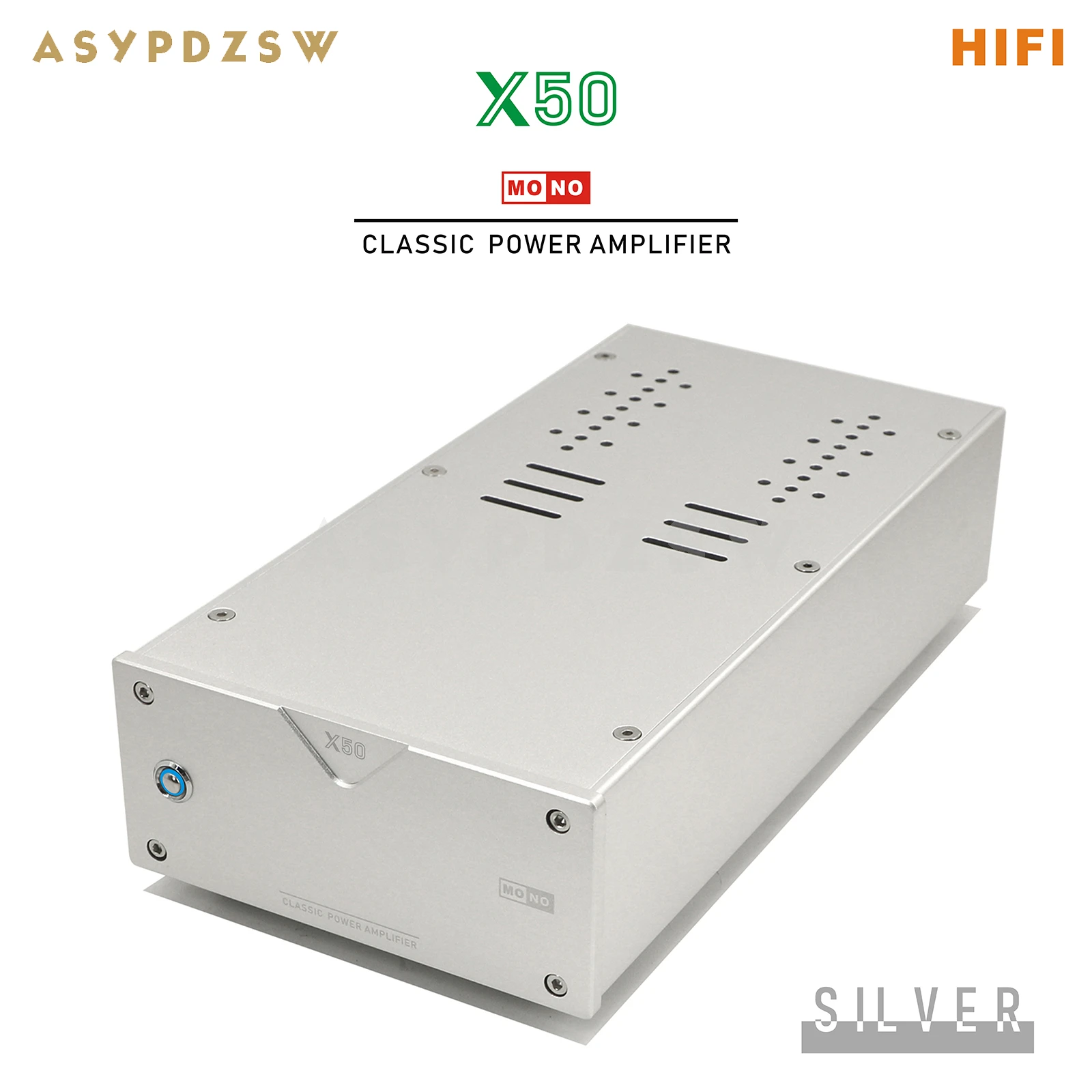 X50 MONO Leistungsverstärker HIFI Einkanal-Verstärker Klasse AB Audio-Verstärker 100W 4 Ohm / 50W 8 Ohm