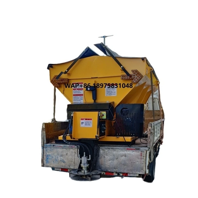 hopper deicing and salt spreader, multi-layer anti-corrosion treatment snow melting spreader