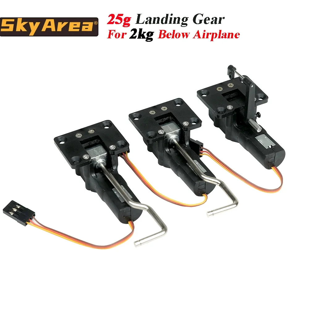 25g Retractable Mini Landing Gear Digital Servoless Metal Electronic for 2kg RC Fixed-Wing KTK SU27 KT Board Aircraft Part