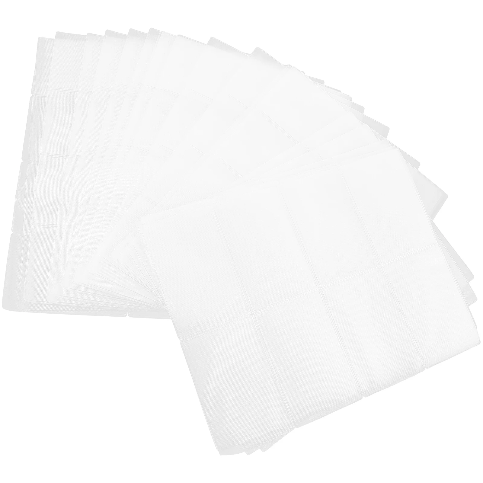 

160 Pcs PVC Card Sleeves for Credit Card Holder For Women Security Credit Cards Protector Hard Plastic Case Desk