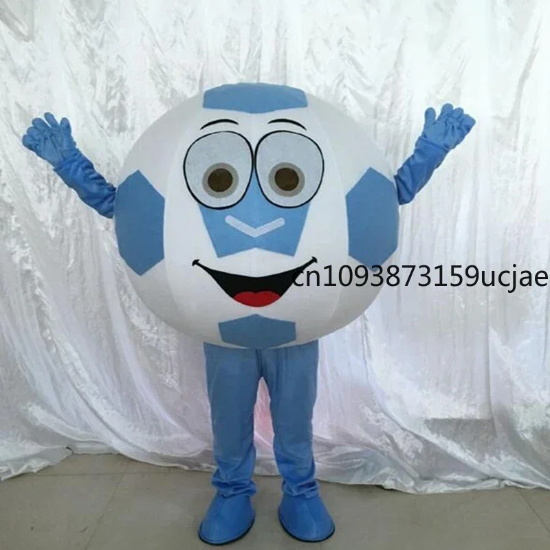 Football Mascot Costume Cosplay Football Costume Adult Cartoon Character Outfit Fancy Dress Suit Birthday Mask Party