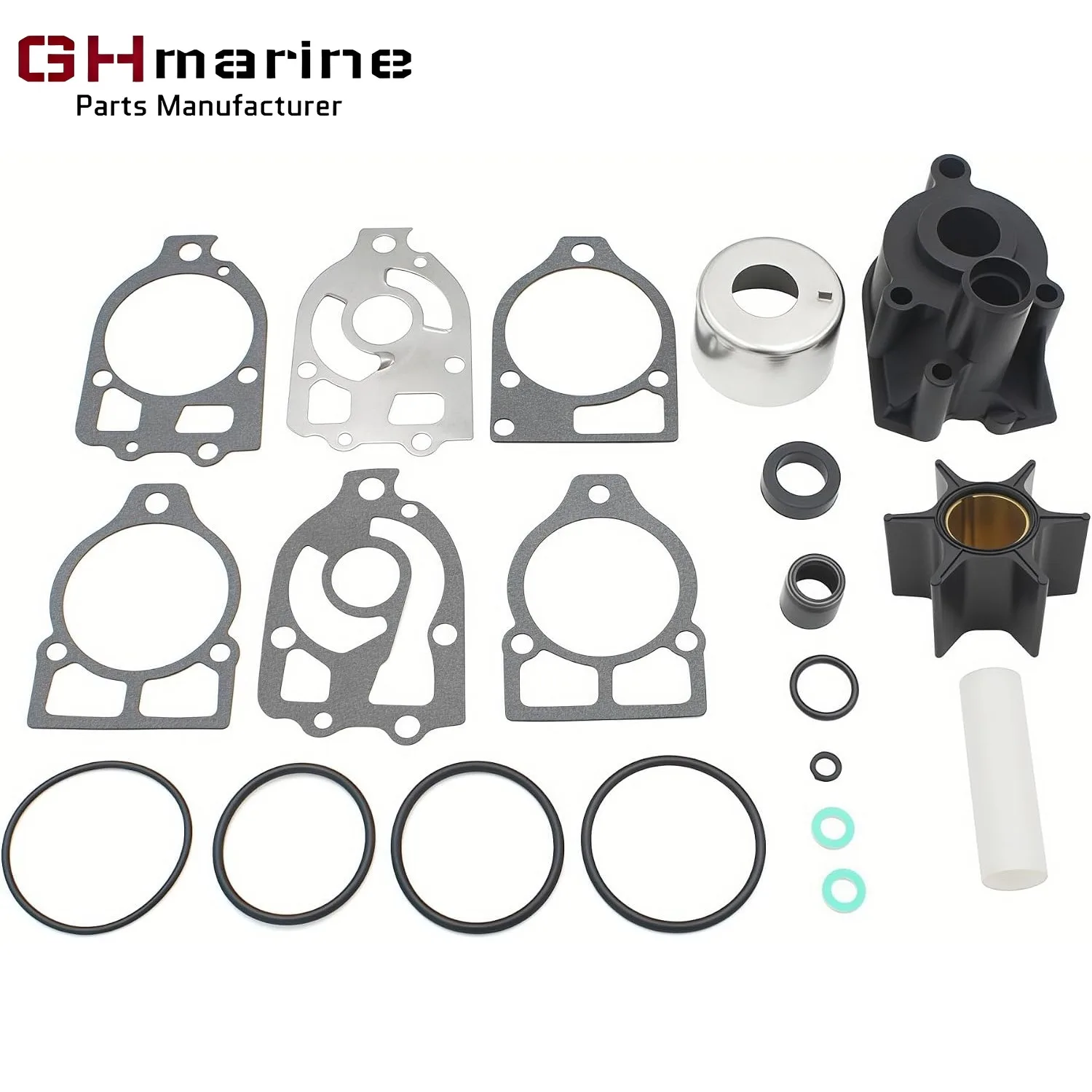 96148A8 Water Pump Impeller Kit for MerCruiser Alpha 1 Gen 1 Sterndrives and Mercury 65-225HP Outboard Motors 46-96148Q8 96148A5