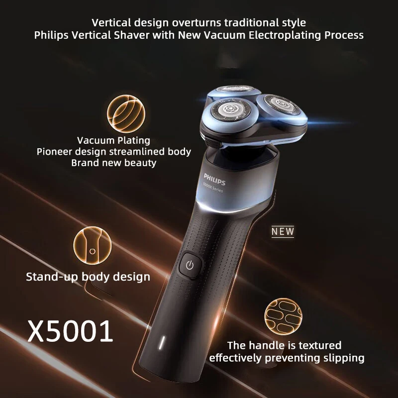فيليبس ماكينة حلاقة كهربائية S5831/X5001/X5005 الجلد الذكاء العائمة العسل القاطع الحلاقة شفرة فولاذية غير قابلة للصدأ الرجال كامل أداة تهذيب اللحية