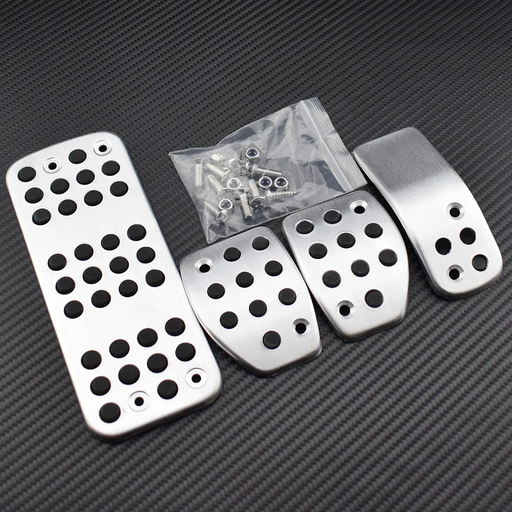 Car Gas Foot Rest Modified Pedal Pad Plate for PEUGEOT 207 301 307 208 2008 308 408 cc/CITROEN C3 C4/DS 3 4 6 DS3 DS4 DS6