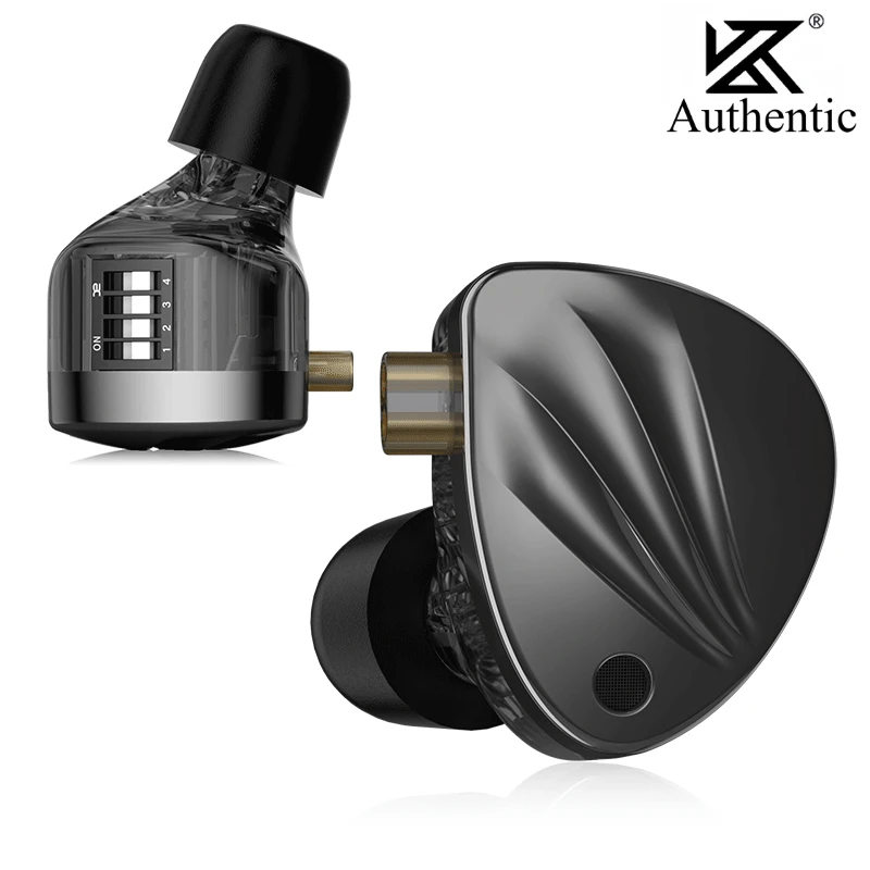 KZ Krila Adjustable Loop Iron In Ear Earbuds Dynamic Iron Music HiFi Stage Monitoring Live Cable Earbuds