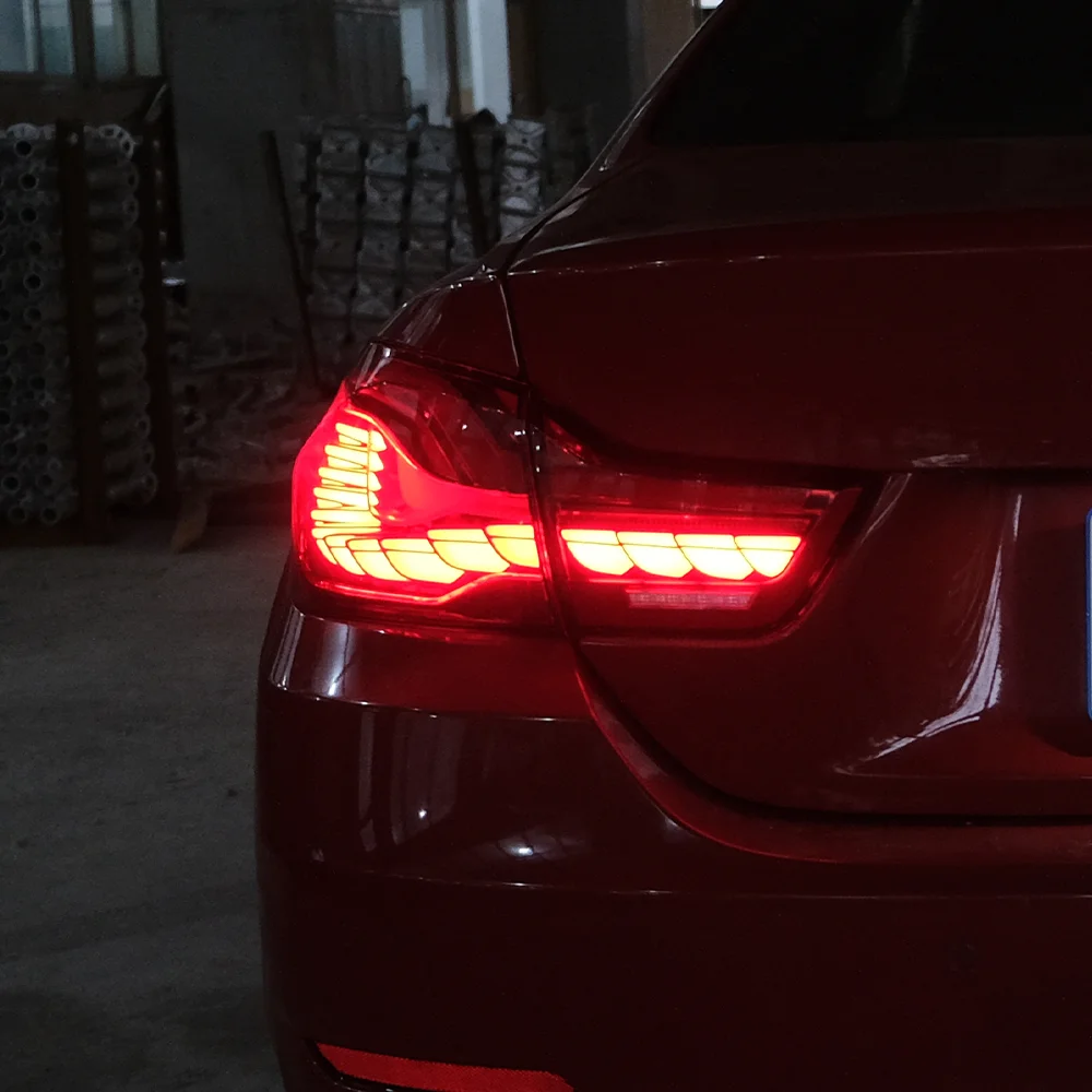 For BMW 4 Series F32 F36 F82 F83 M4 GTS 425i 430i 2013-2020 Car Back Lamps Assembly Upgrade Dragon Scales Taillight Accessories
