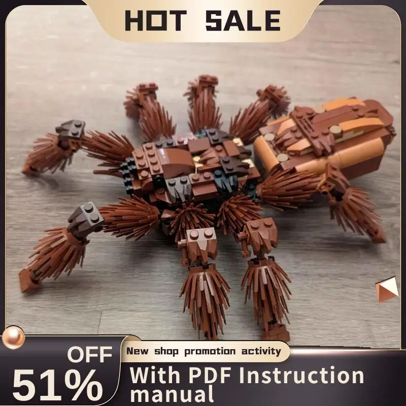 

Новинка, 410 шт., популярная серия животных, Moc Rsa Tarantula, модель строительных блоков, креативные идеи «сделай сам», детские игрушки, подарки на день рождения, Рождество