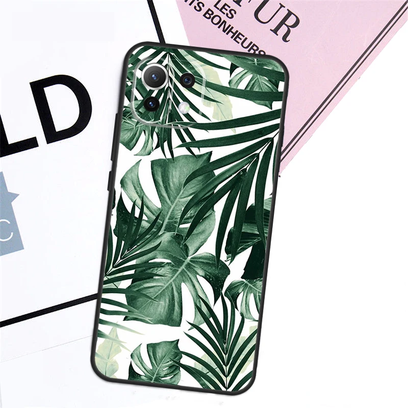 Tropical Leaf Pattern Case For Xiaomi 13T Pro 14 11T 12T 12 13 Lite POCO F5 X3 X4 X5 X6 Pro F3 M5s M6 Pro Cover image 2