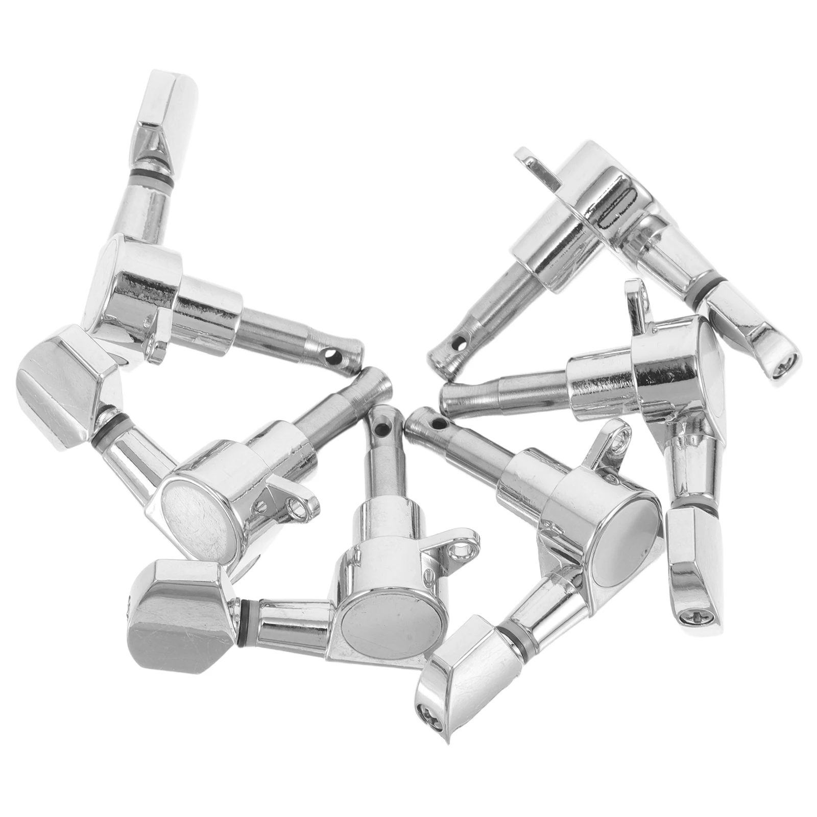 

6 Pcs Acoustic Guitar Tuner Peg Tuning Machine Winder Machines Easy Cut String Posts Knob