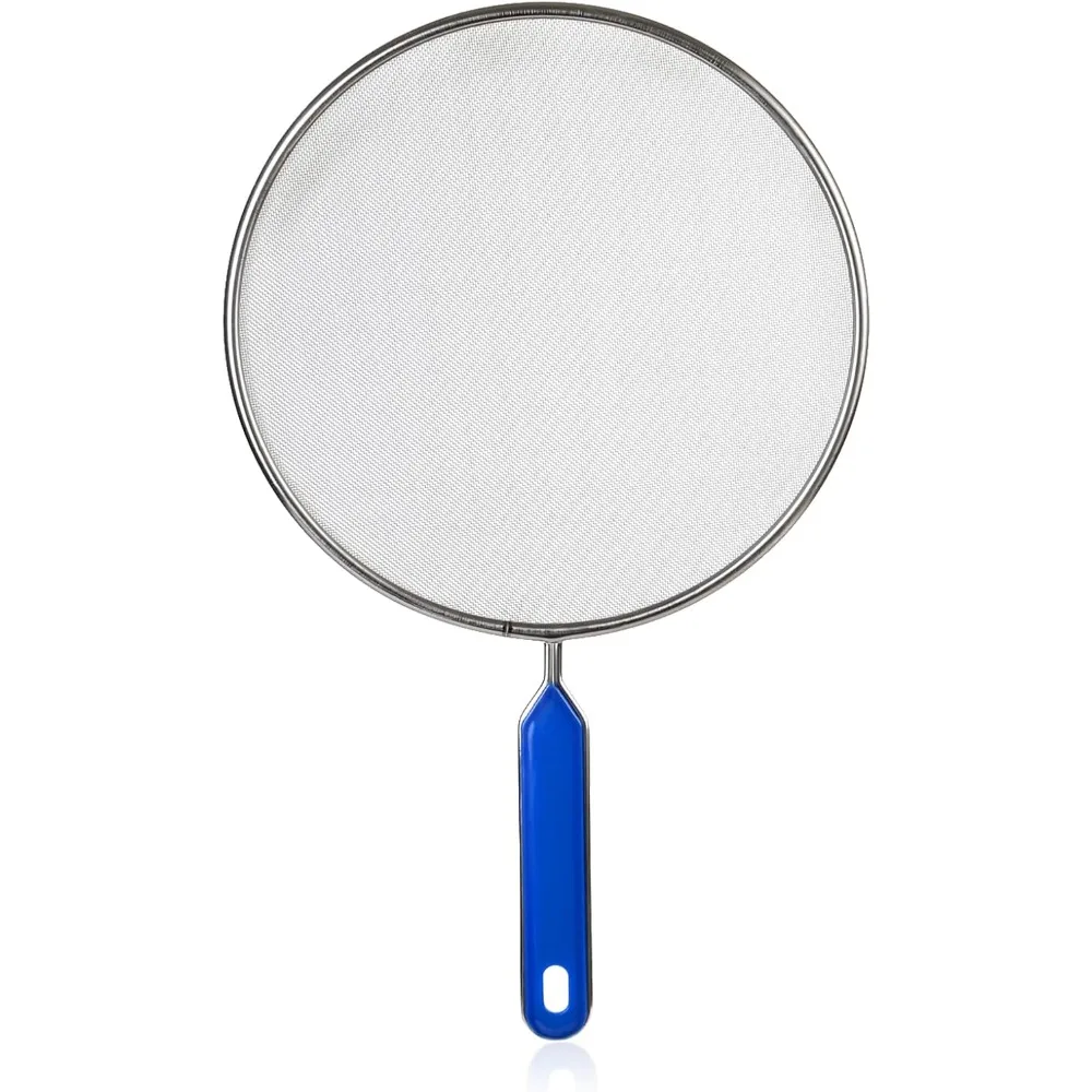 

25/33cm Splash Guard Oil Splash Guard with Handle Splash Guard Frying Pan Oil Pan Splash Guard Reusable Kitchen Utensils
