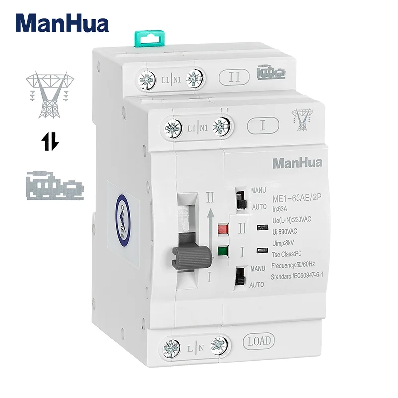 Manhua 63A 2Poles M… - image