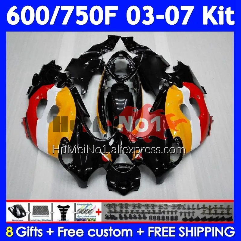 Kit For SUZUKI KATANA GSXF600 GSXF New orange 600 750 115No.20 GSXF750 03 04 05 06 07 GSX600F 2003 2004 2005 2006 2007 Fairing