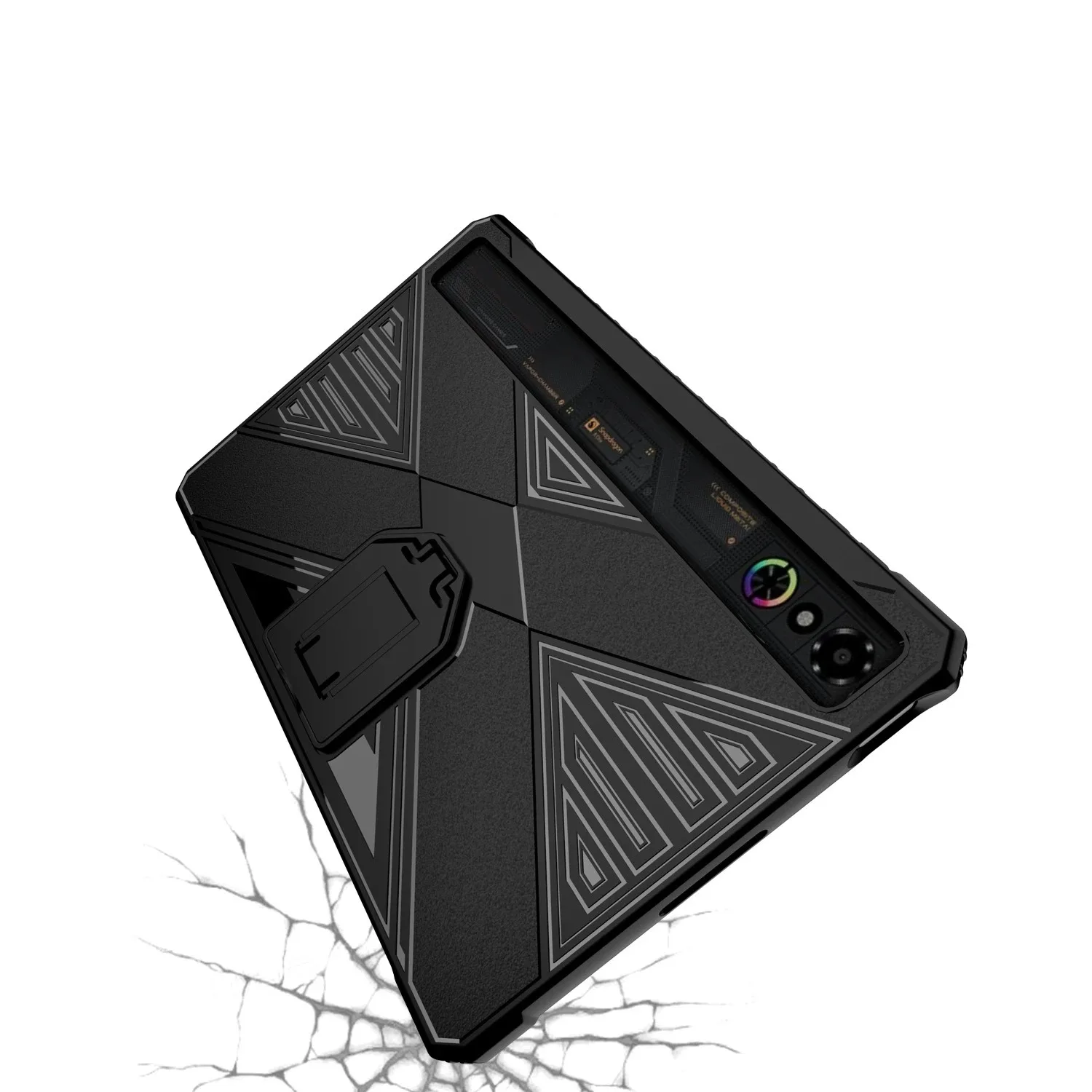 1pc de alta qualidade tpu tablet caso com suporte à prova de choque capa traseira macia anti-risco capa protetora para nubia redmagic 3 pro