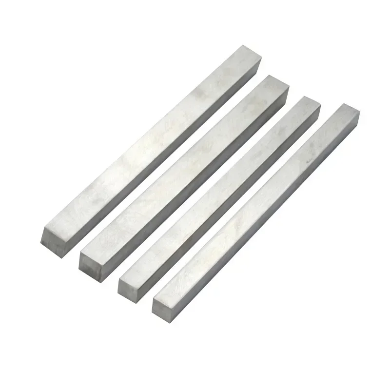 4pcs 304 Stainless Steel Square Bar Rod 4mm 5mm 6mm 8mm 10mm 12mm Length 200mm High-Speed Steel Linear Shaft 15mm 16mm