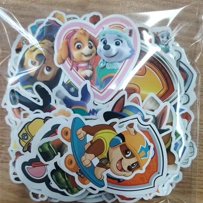 200 Piezas de Pegatinas Variadas de Dibujos Animados, Lindas Pegatinas de Graffiti del Equipo Paw Patrol