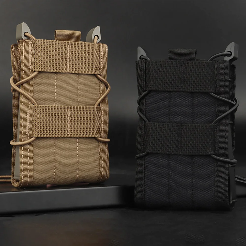 Pochette pour chargeur à dégagement rapide en sangle élastique, accessoire pour gilet MOLLE, pochette pour chargeur 556, porte-chargeur CS pour extérieur