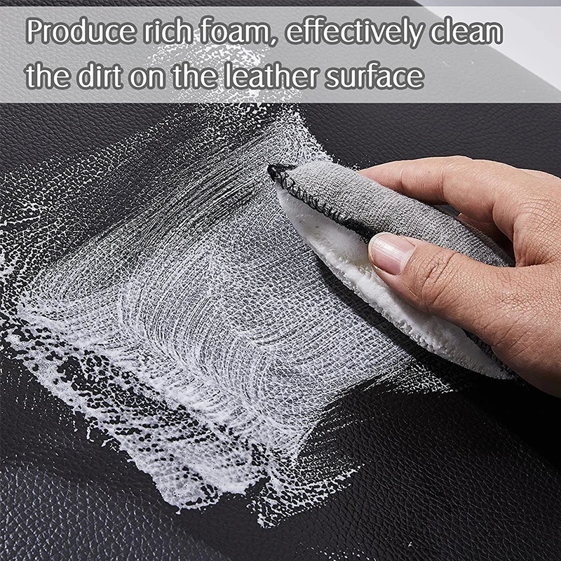 Interior Car Wash Pad Soft Absorbent Detailing Bristle Cleaning No Scratch Car Household Microfiber Scrubbing Sponge for Leather