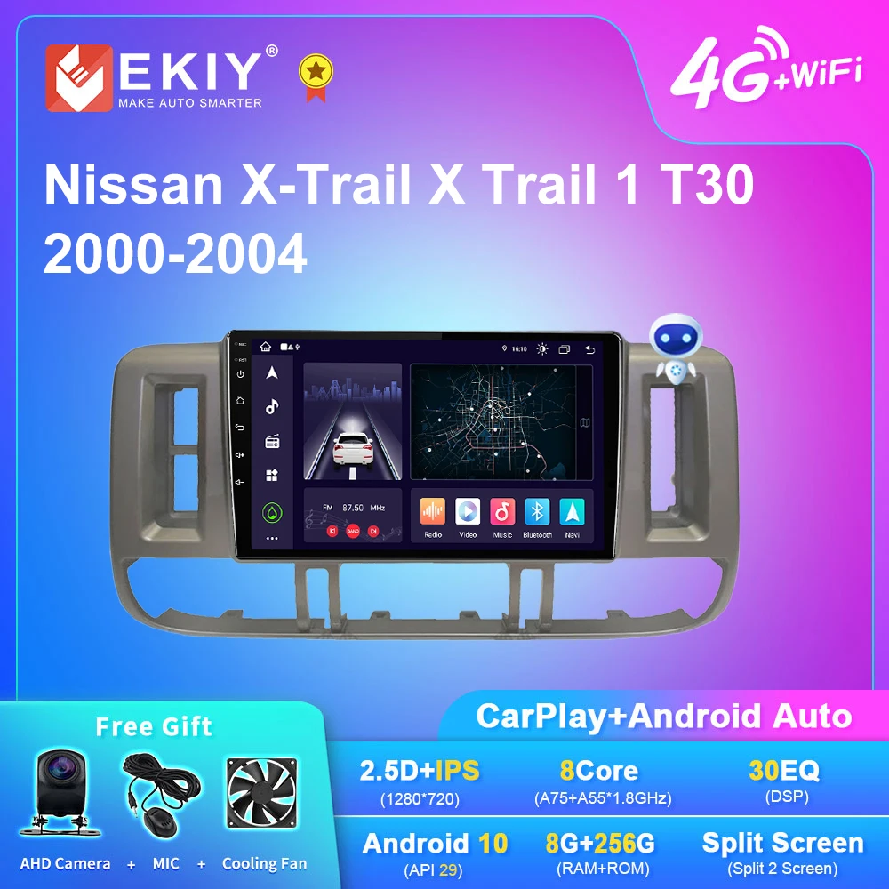 

Автомагнитола EKIY X7 на Android для Nissan X-Trail X Trail 1 T30 2000-2004, стерео, GPS-навигация, мультимедийный плеер, 2din DVD Carplay