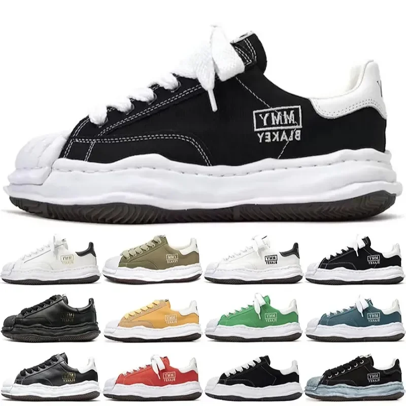

MMY Maison Mihara Yasuhiro shoes classical designers Casual Sneakers Canvas Trainer lace-up massage platform shoe Trim shaped