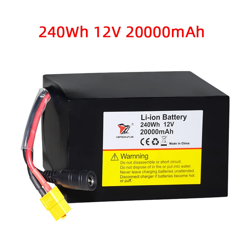 HJ817 RC Boat Original Battery 144Wh 12V 12000mAh/240Wh 12V 20000mAh Lithium Ion Battery