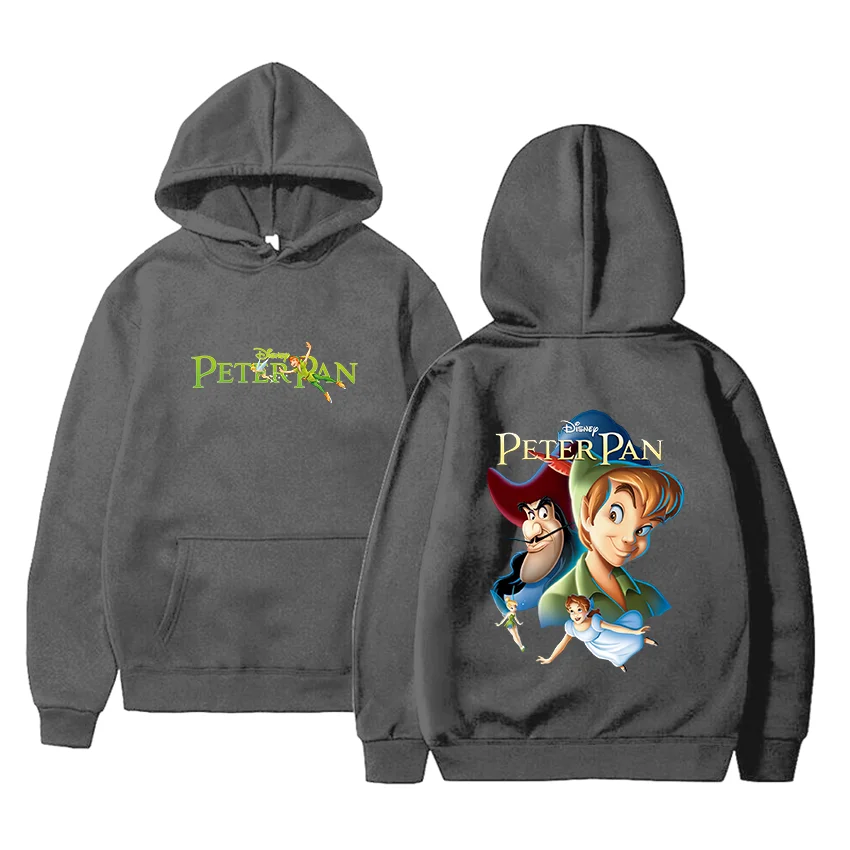 

Cartoon Peter Pan Women Men Thin Hoodie Sweatshirt Kid Casual Sweatshirt Fashion Hip Hop Streetwear Pullover Hoodies