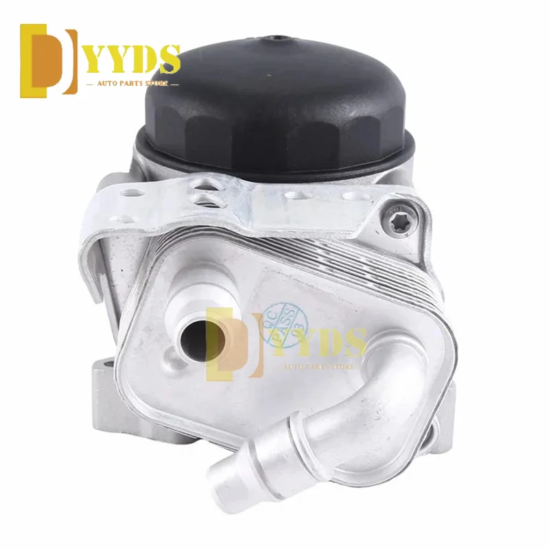 

Новый корпус масляного радиатора двигателя для BMW 120i 2006-2012, масляный радиатор 11427508966, обновленный алюминиевый сплав серебристого тона