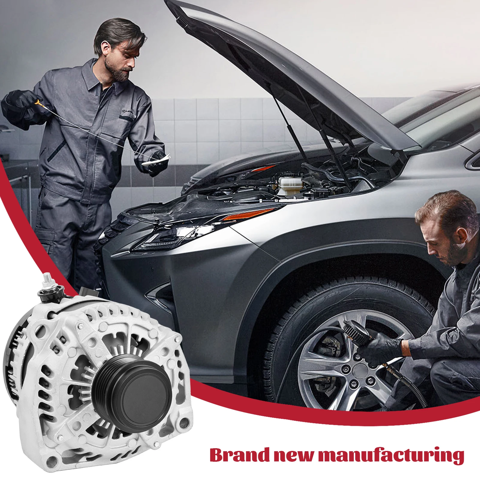 Alternateur de voiture 220A, remplacement d'alternateur de véhicule pour 22747896, 23487089, 84143543, 2014 Yukon, Yukon XL, 2014 banlieue