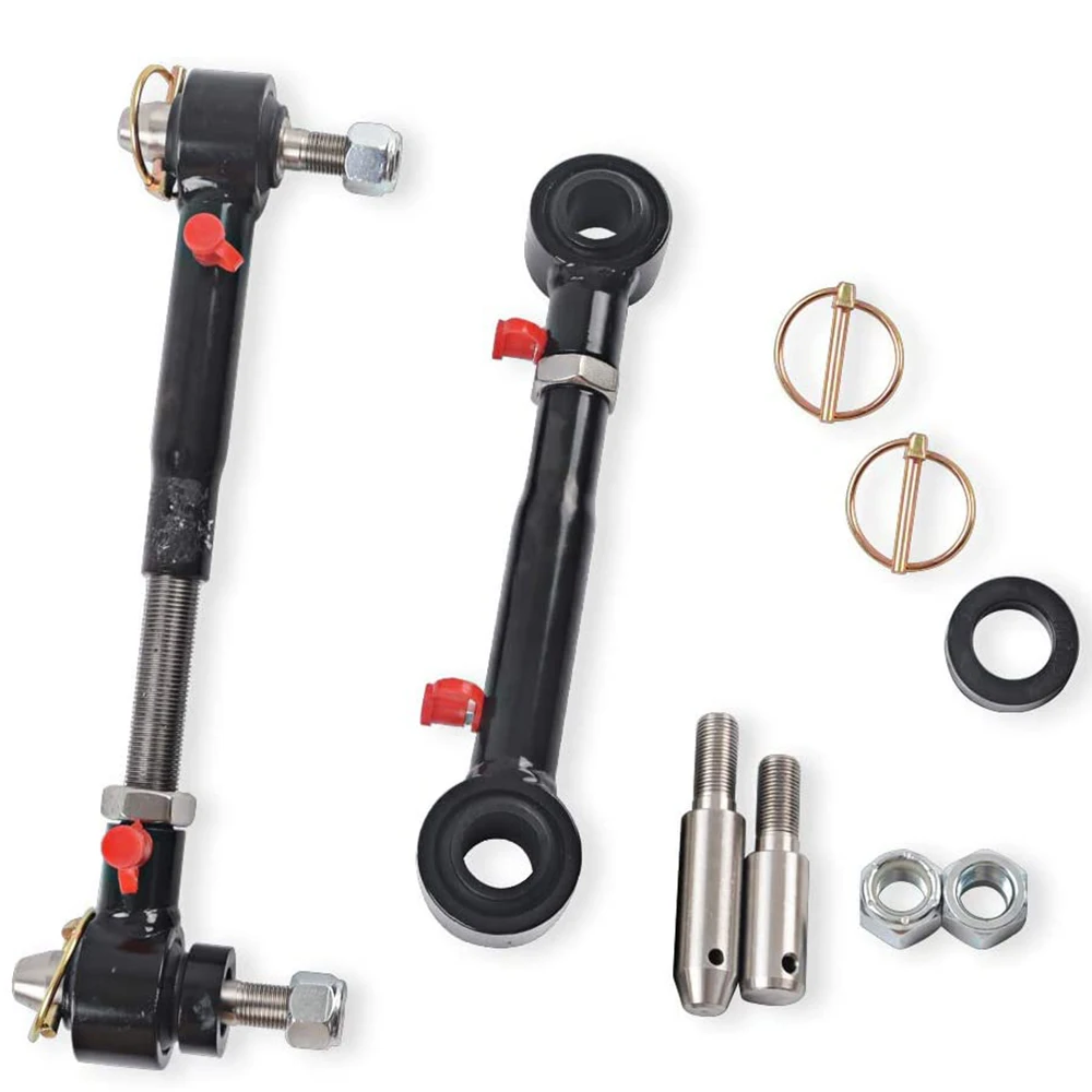 Front Swaybar Quicker Disconnect System Adjustable Replace for JKS 2034 Wrangler JK JKU 2007-2018 With 2.5