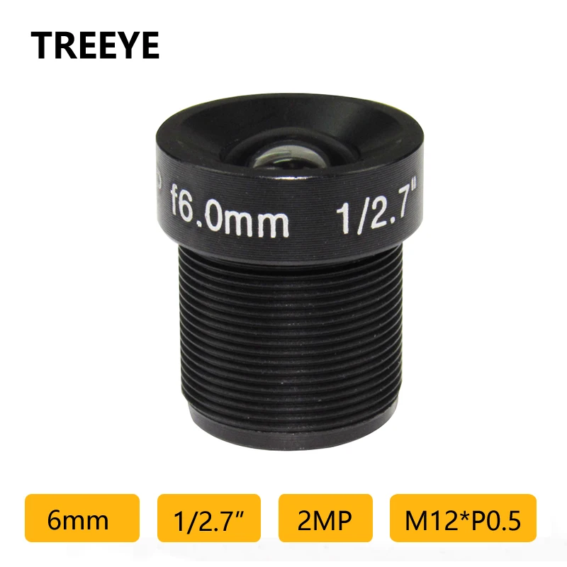 

HD 2.0megapixel 6mm lens M12 IP Camera Lens CCTV Lens HD 720P or 1080P Video Security Camera Lens F1.8, 1/2.7" Image Format