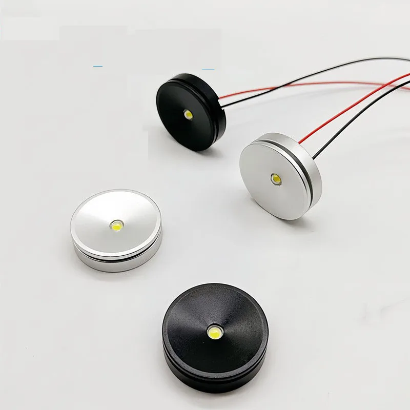 10pcs Ultra Thin Small LED Spot Bulb Light Collection Showcase Display Cabinet Win Cuboard 3000k Nature White 4000k 6000k Yellow