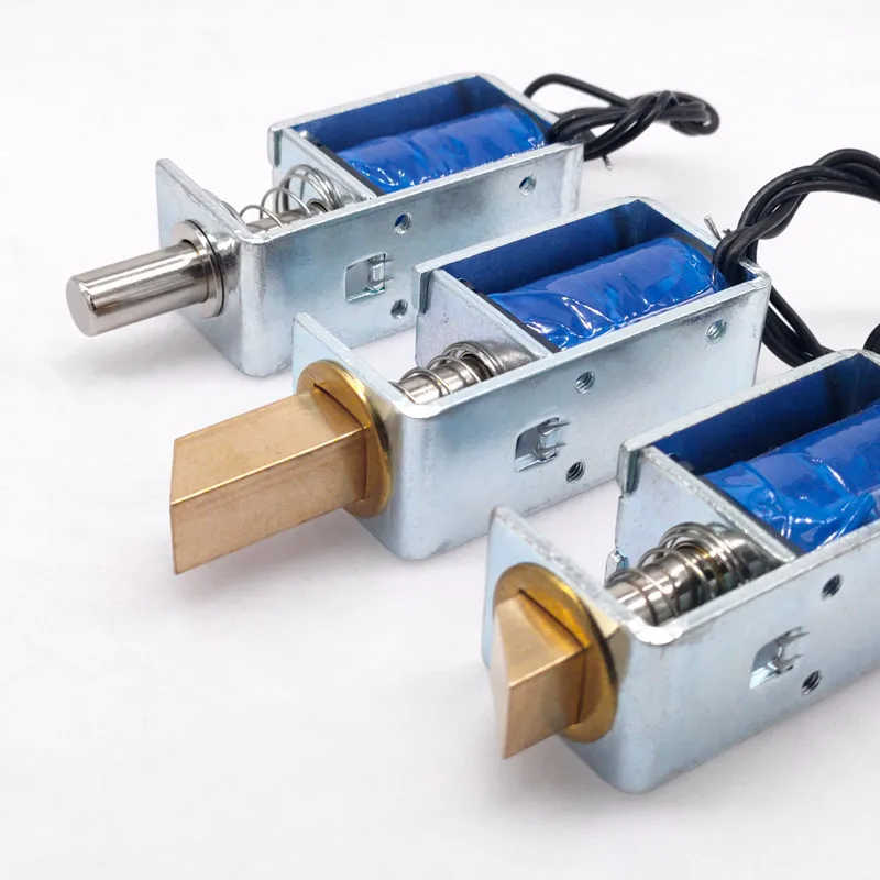 1 szt. TAU-S0837DL DC 6V 12V 24V zamki elektryczne elektromagnes skok 10mm zamek magnetyczny do zamka drzwi szafki — zdjęcie 5
