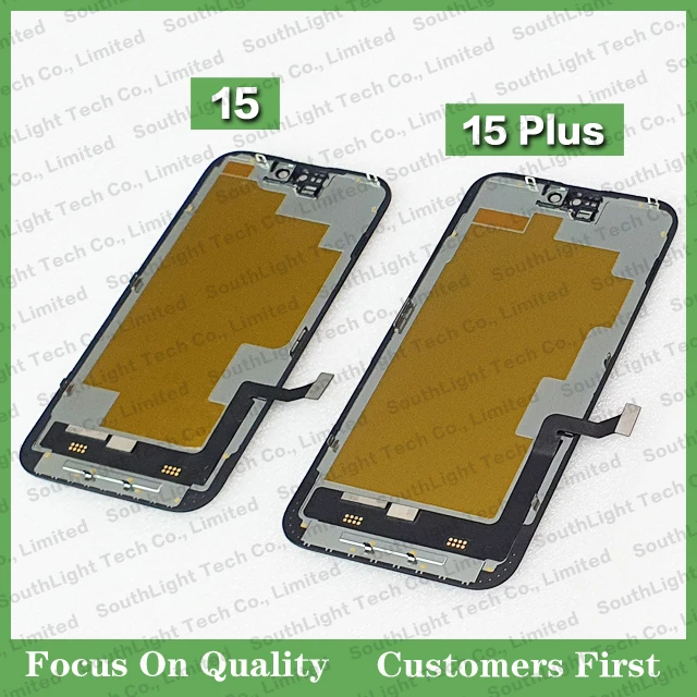 For Iphone 15 Pro Plus Max LCD Screen Not Working Display Original With Touch Digitizer Full Assembly Frame Replacement Part