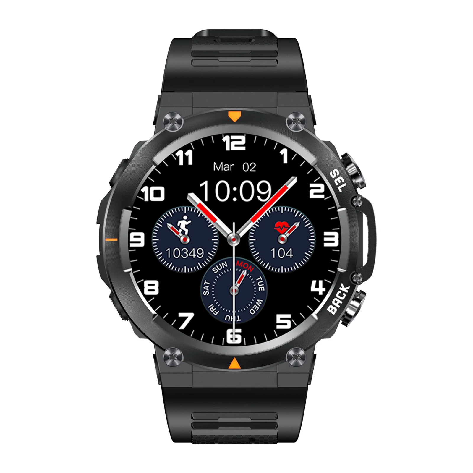 MAX18 سوار ذكي ساعة رياضية 1.43 بوصة AMLOED شاشة تعمل باللمس التحكم بالإيماءات جهاز تعقب للياقة البدنية 3ATM مقاوم للماء النوم/معدل ضربات القلب