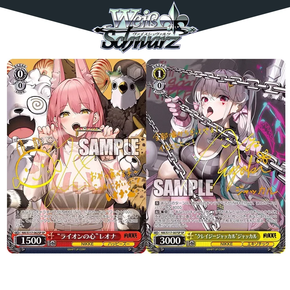 

BLBU WS Card NIKKE The Goddess of Victory Sexy Swimsuit Bunny Girl WeiB Game Signature Card DIY Weiss Schwarz Collectible Cards
