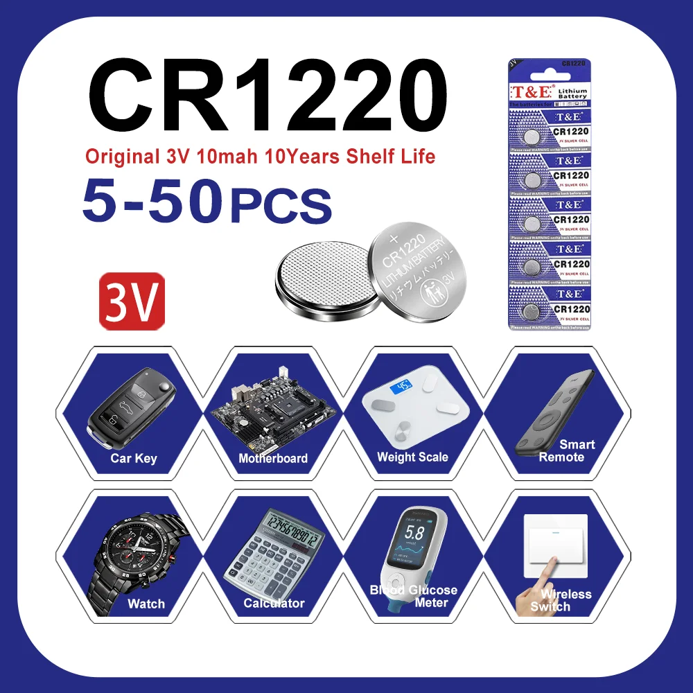 5PCS-50PCS 3V CR122…