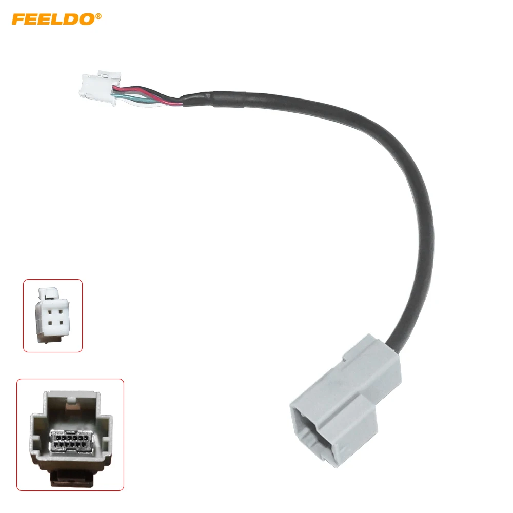 

FEELDO Car Audio Radio 12Pin Conector Changer Port AUX Adapter for Fait Strada/Toro (2020) Auto AUX Cable Transfer #HQ7771