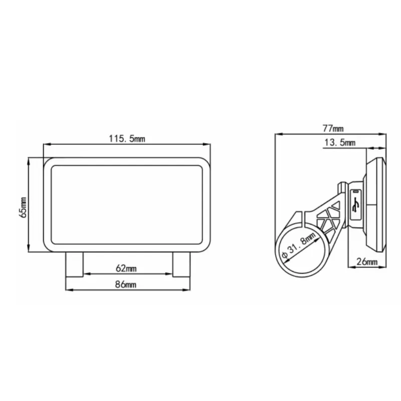 CE/EN15194/ROHS/ISO13849 Approved Waterproof Ebike LCD Display with Speed & PAS Adjustment for 36V-72V Electric Bicycles