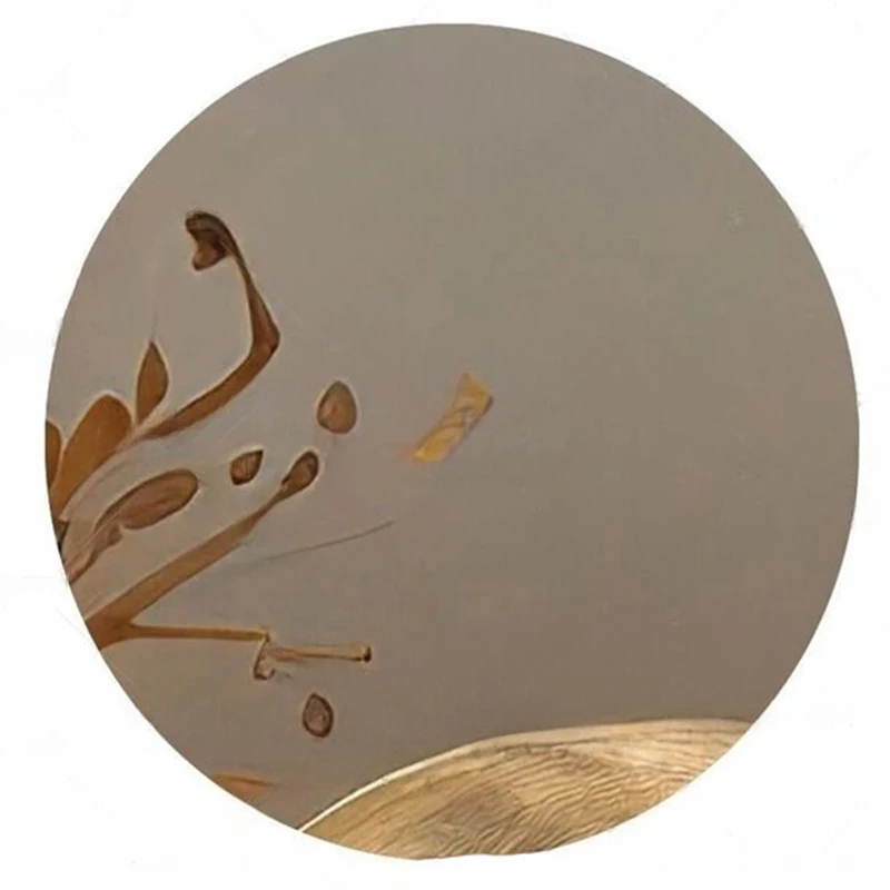 MU8854 Golden Light luxury Custom Modern three-dimensional  flower art Living Room TV Background Sofa Wall Decor
