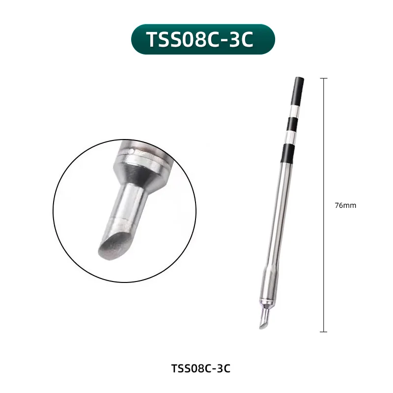 Punta rapida del saldatore Q8 TSS08C-SK TSS08C-I TSS08C-J TSS08C-K TSS08C-3C per stazione di saldatura QUICK Q8